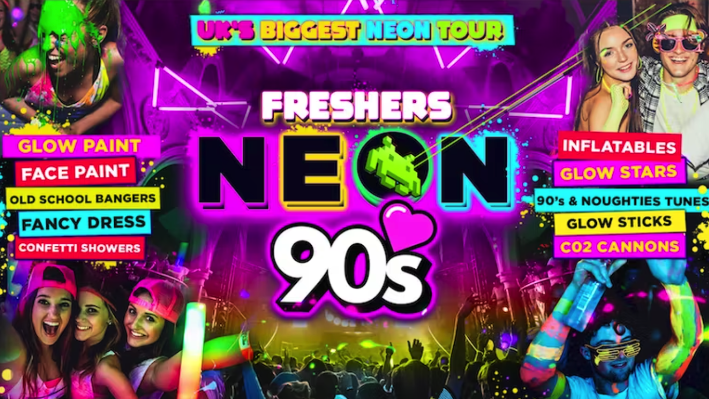 freshers neon 90's