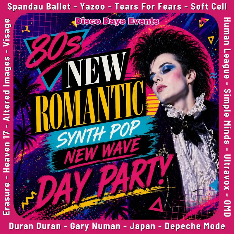 Disco Days: New Romantic Day Party | Edinburgh | 11th July artwork